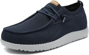 1TAZERO Wide-Shoes for Men-Slip on Walking-Loafers Casual-Shoes - Wide Width Comfortable Orthopedic Shoes for Men with Arch Support for Plantar Fasciitis