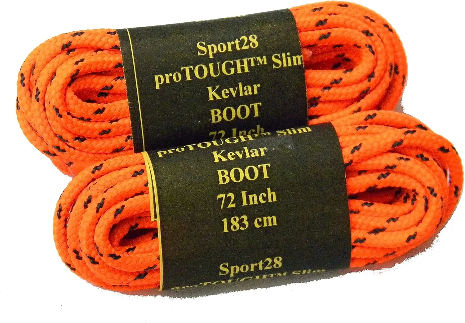 2 Pair Pack - Heavy Duty proTOUGH Slim 4mm Kevlar Reinforced Shoelaces Designed for Smaller Narrow Shoe or Boot Eyelets