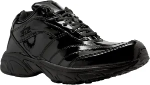 3N2 Reaction Basketball Black Referee Shoes for Men - Full Grip Leather Sneakers with Tractional Sole, Width D & EE