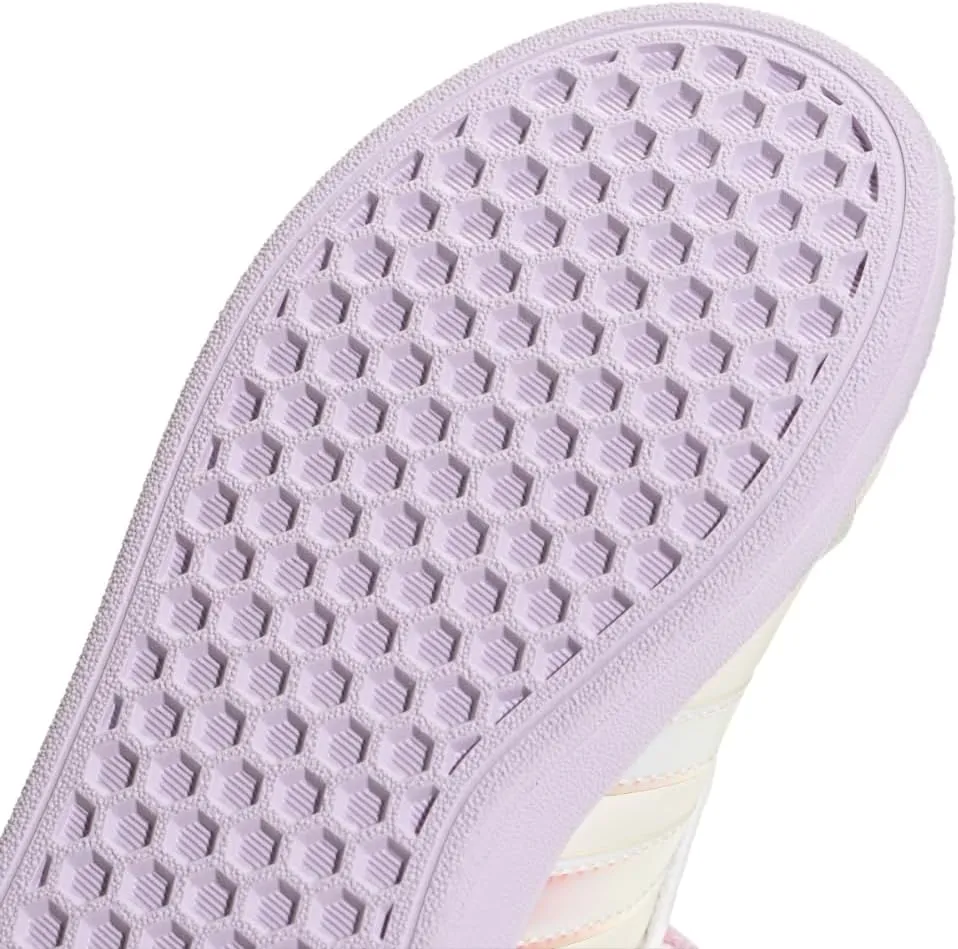 adidas Unisex-Child Grand Court 2.0 Elastic Lace Sneaker