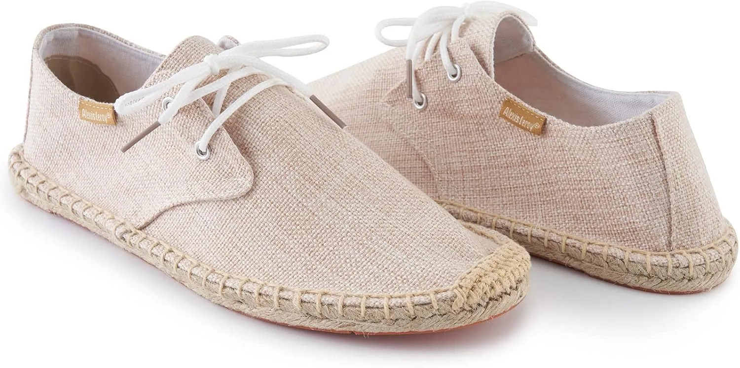 Alexis Leroy Lace Up Unisex Adults Espadrilles…