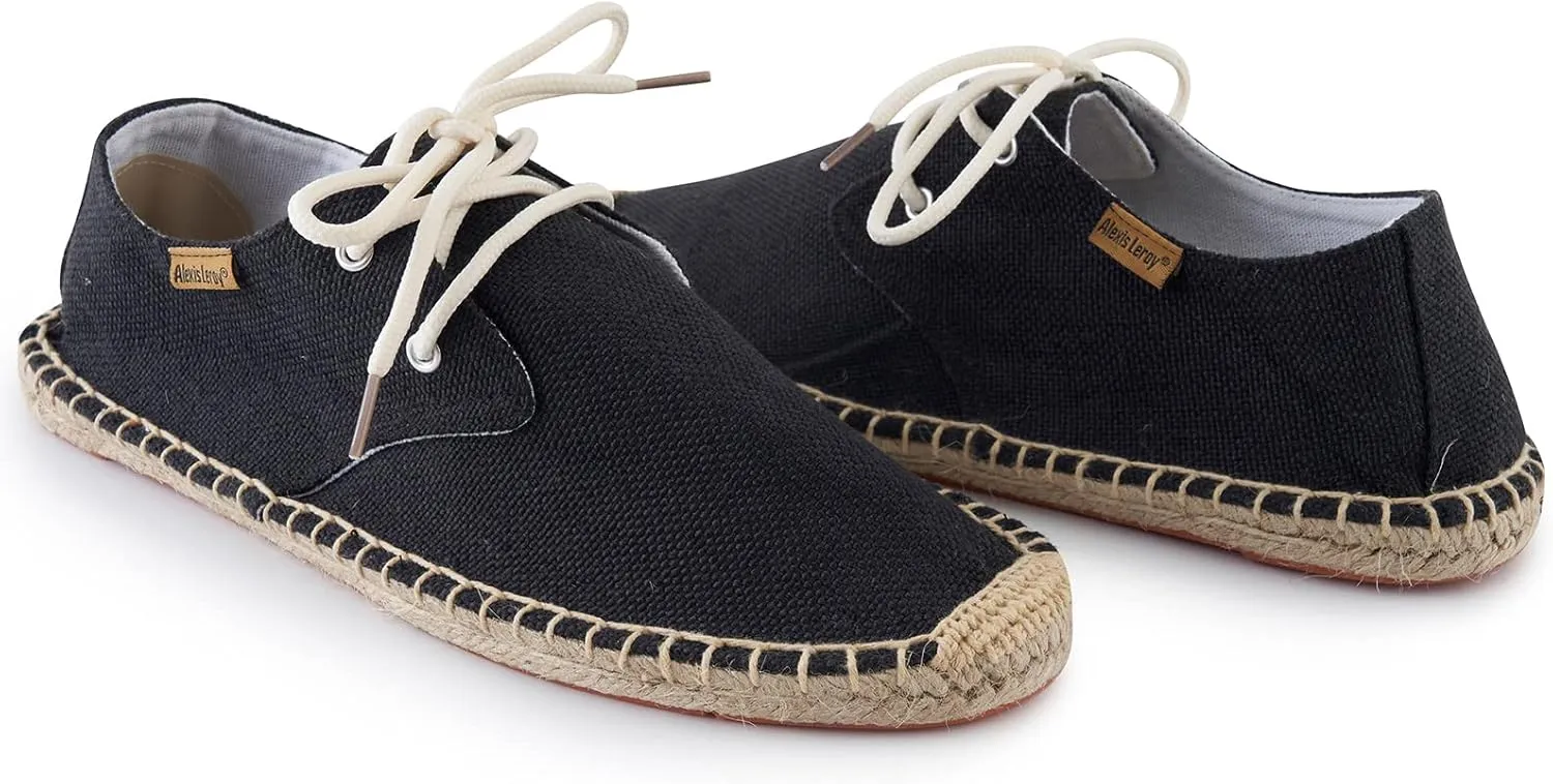 Alexis Leroy Lace Up Unisex Adults Espadrilles…
