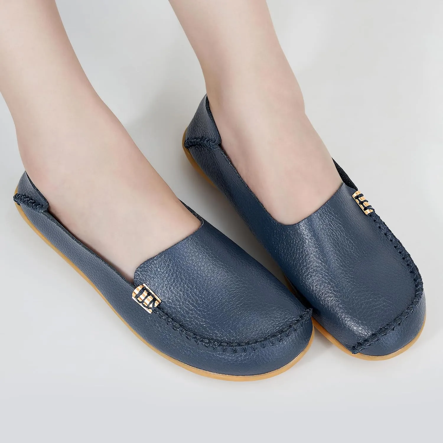Alicegana Loafers for Women Shoes Casual: Slip on Flat Shoes Ladies Comfortable Dressy Moccasins Driving Penny Loafers