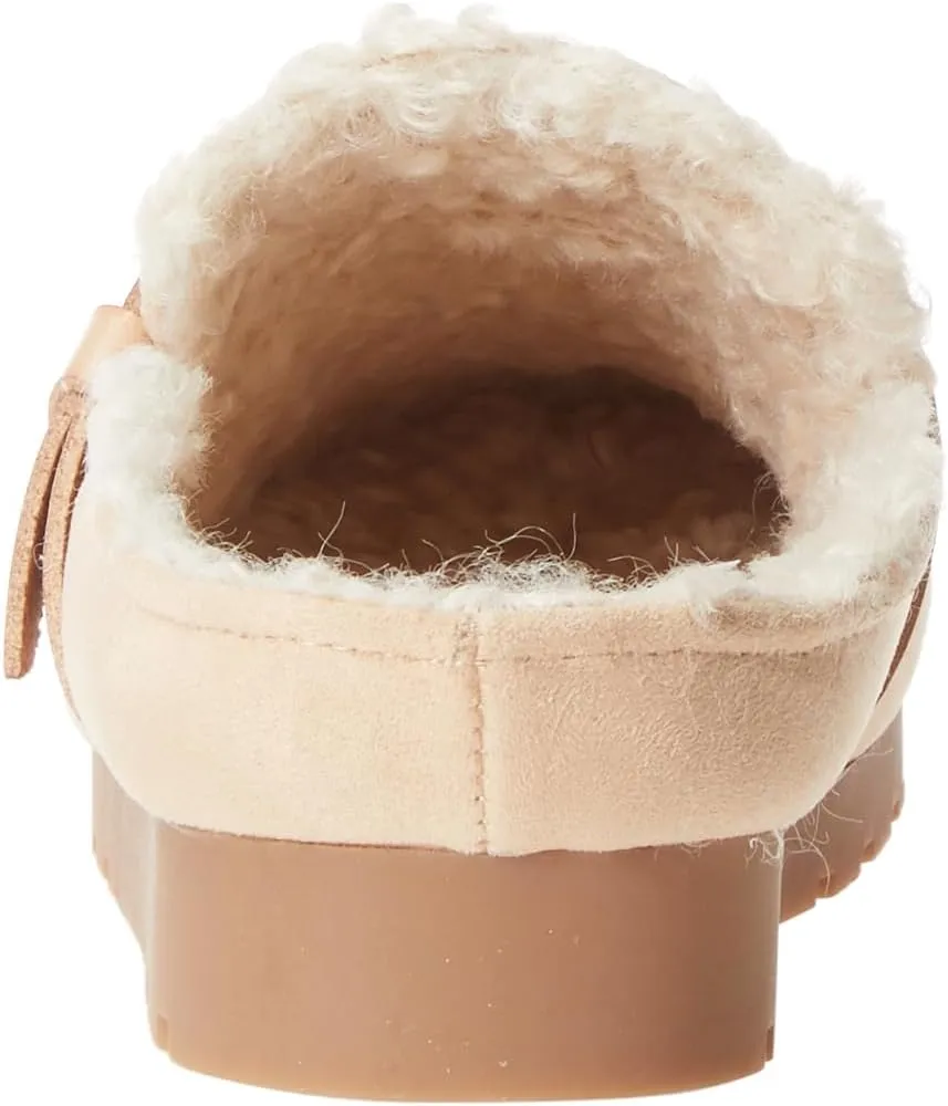 Amazon Essentials Women's Backless Shearling Memory Foam Mule