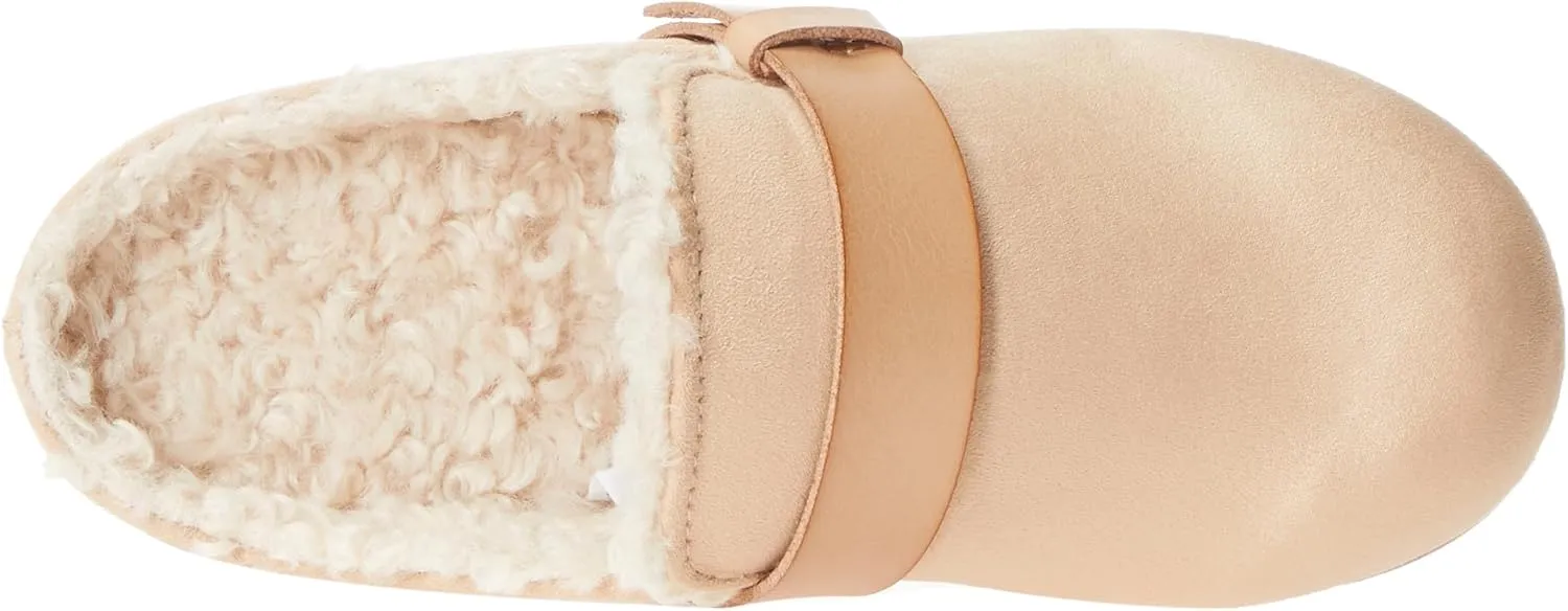 Amazon Essentials Women's Backless Shearling Memory Foam Mule