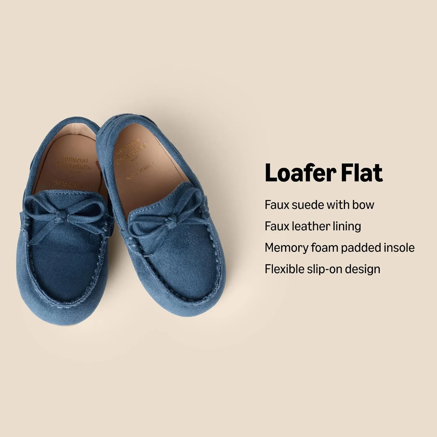 Amazon Essentials x Sofia Grainge Unisex Toddlers' Slip-On Loafer Flat Shoes