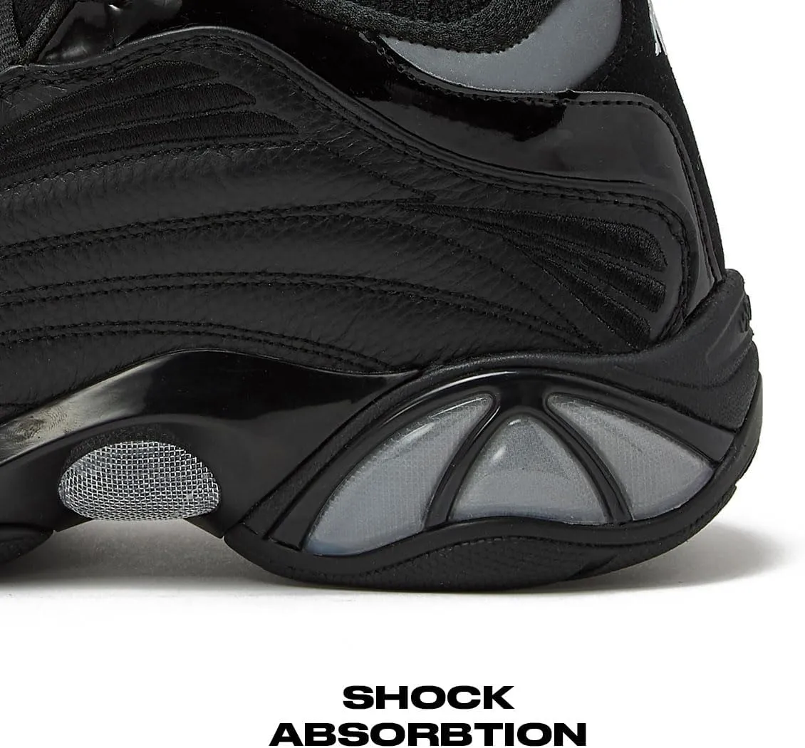 AND1 Mad Game Pro Mens Basketball Shoes, White or Black Basketball Shoes Men, Retro Leather Athletic Sports Sneakers Mens Size 9-14