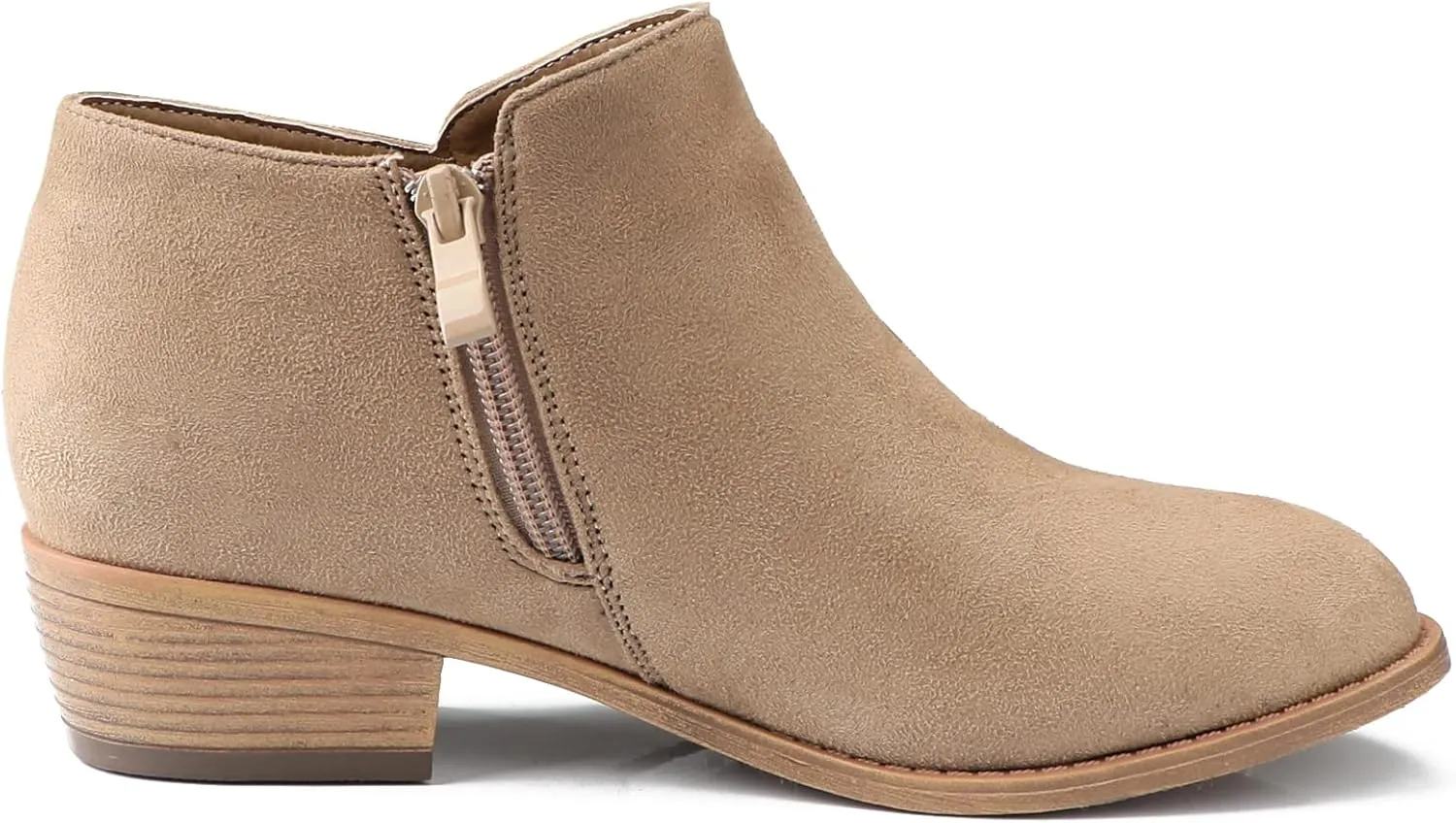 Ankle Boots for Women.Women's Low Heeled Booties.Fashion Thick Heel Design