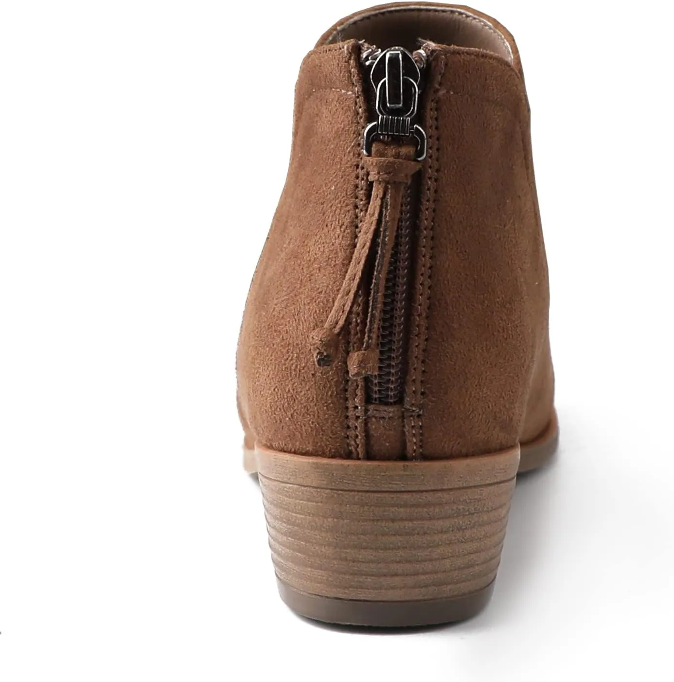Ankle Boots for Women.Women's Low Heeled Booties.Fashion Thick Heel Design