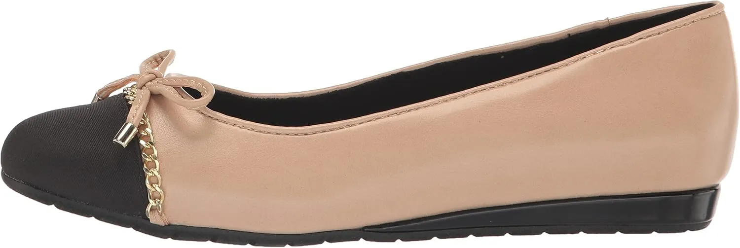 Anne Klein Womens Loafers Faux Suede