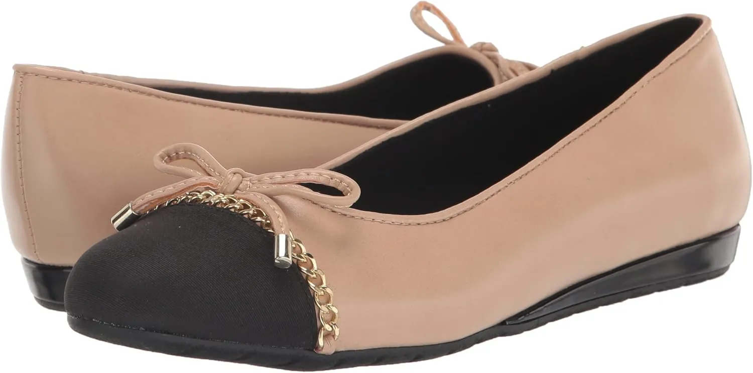 Anne Klein Womens Loafers Faux Suede