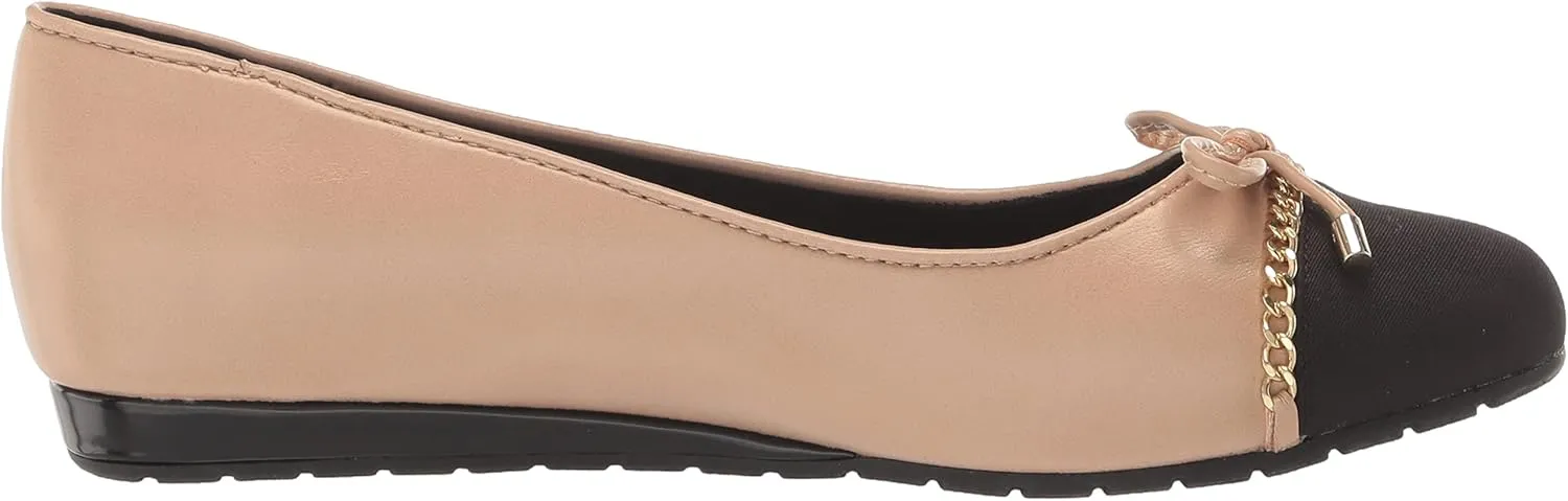 Anne Klein Womens Loafers Faux Suede