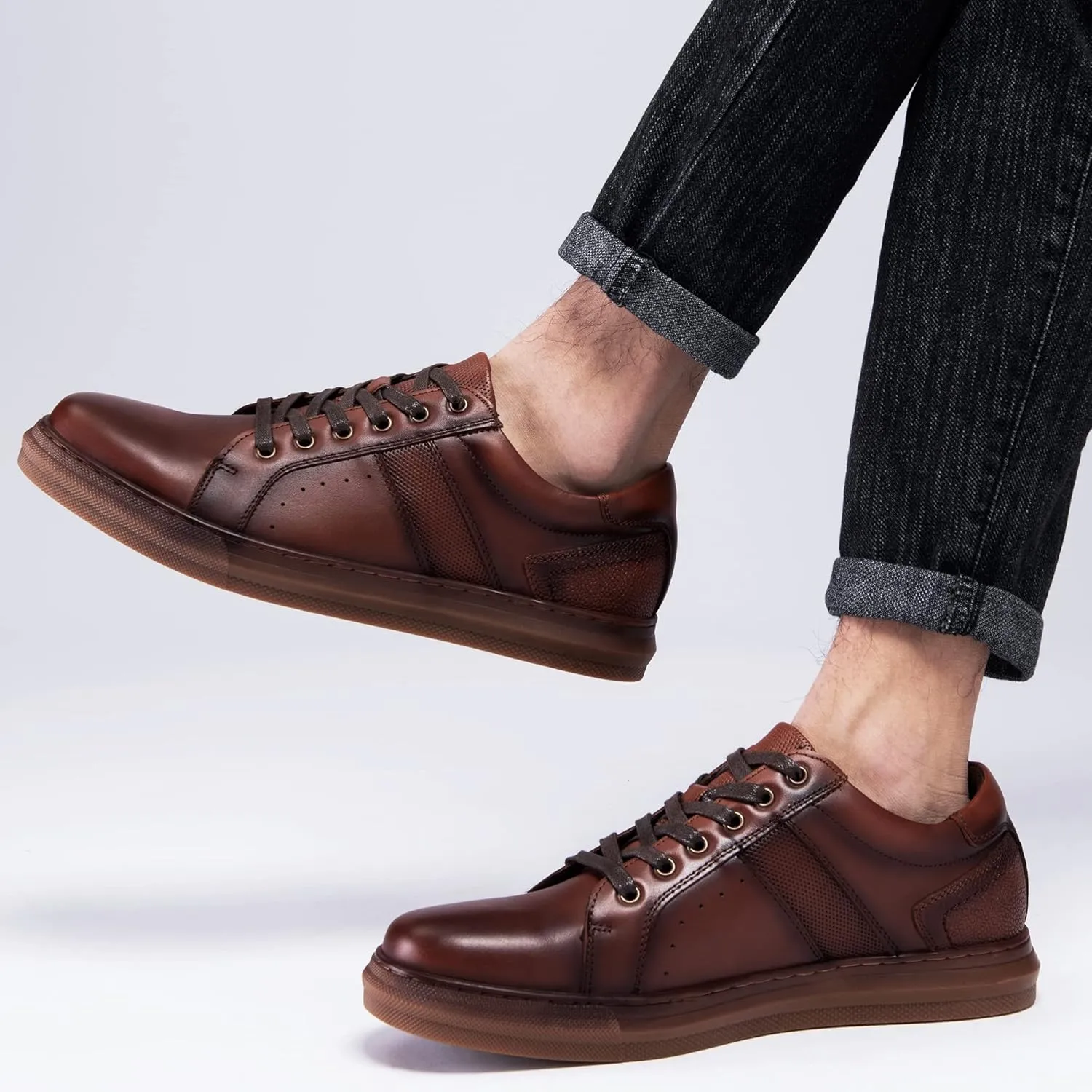 Arkbird Mens Fashion Sneakers Classic Casual Shoes Stylish Lace-up Oxford Shoes for Men