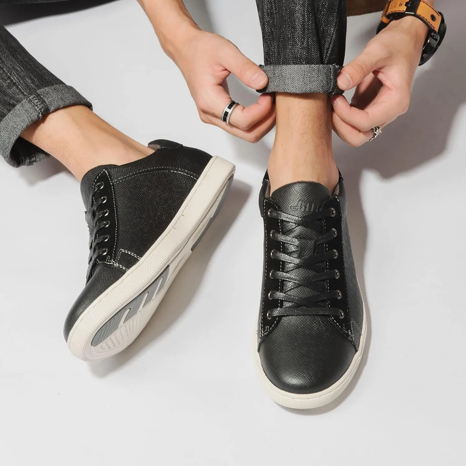 Arkbird Mens Fashion Sneakers Classic Casual Shoes Stylish Lace-up Oxford Shoes for Men