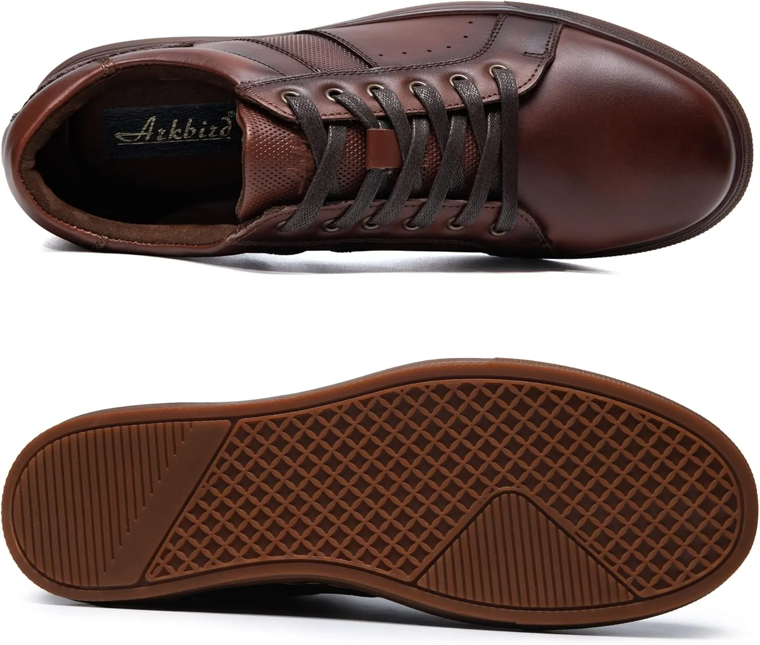 Arkbird Mens Fashion Sneakers Classic Casual Shoes Stylish Lace-up Oxford Shoes for Men