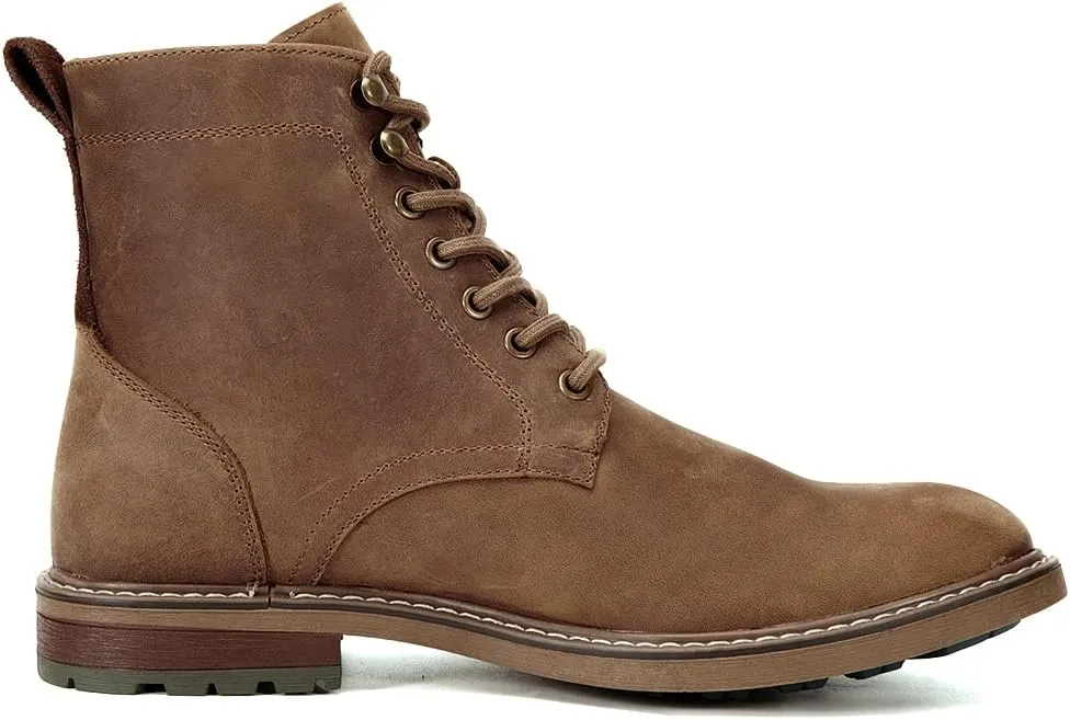 Arkbird Men's Motocycle Combat Boots, Comfortable Stylish Lace Up Fashion Casual Boot For Men