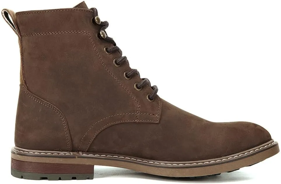 Arkbird Men's Motocycle Combat Boots, Comfortable Stylish Lace Up Fashion Casual Boot For Men