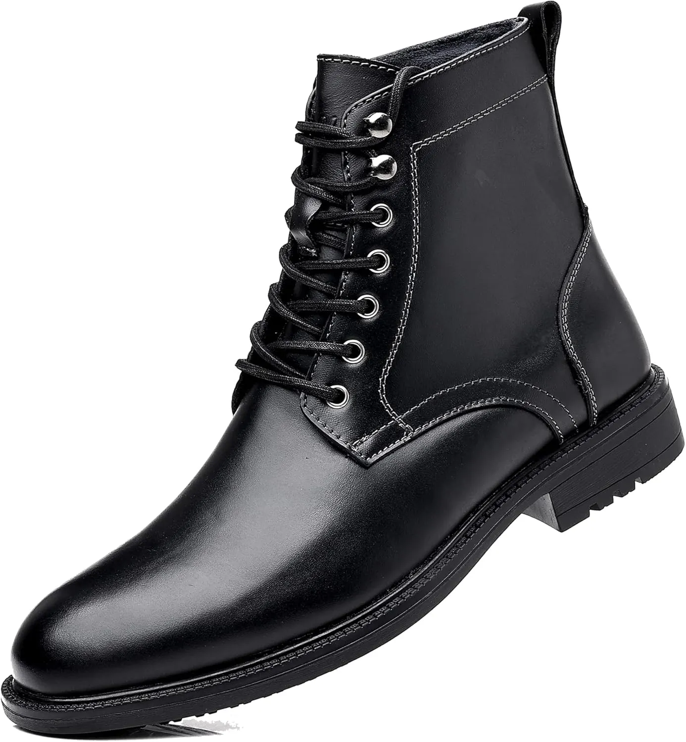 Arkbird Men's Motocycle Combat Boots, Comfortable Stylish Lace Up Fashion Casual Boot For Men