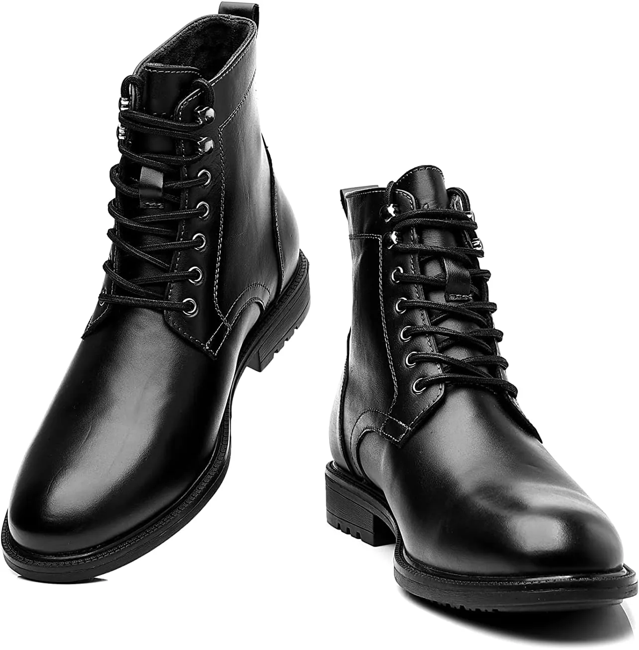 Arkbird Men's Motocycle Combat Boots, Comfortable Stylish Lace Up Fashion Casual Boot For Men