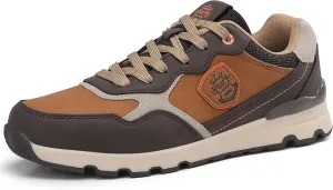 ARRIGO BELLO Men Shoes Casual Sneakers Fashion Low-Top Leather Non-Slip Walking Trainers Size 8-12