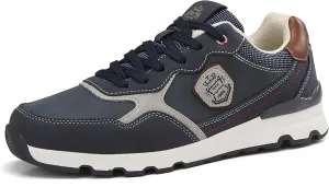 ARRIGO BELLO Men Shoes Casual Sneakers Fashion Low-Top Leather Non-Slip Walking Trainers Size 8-12