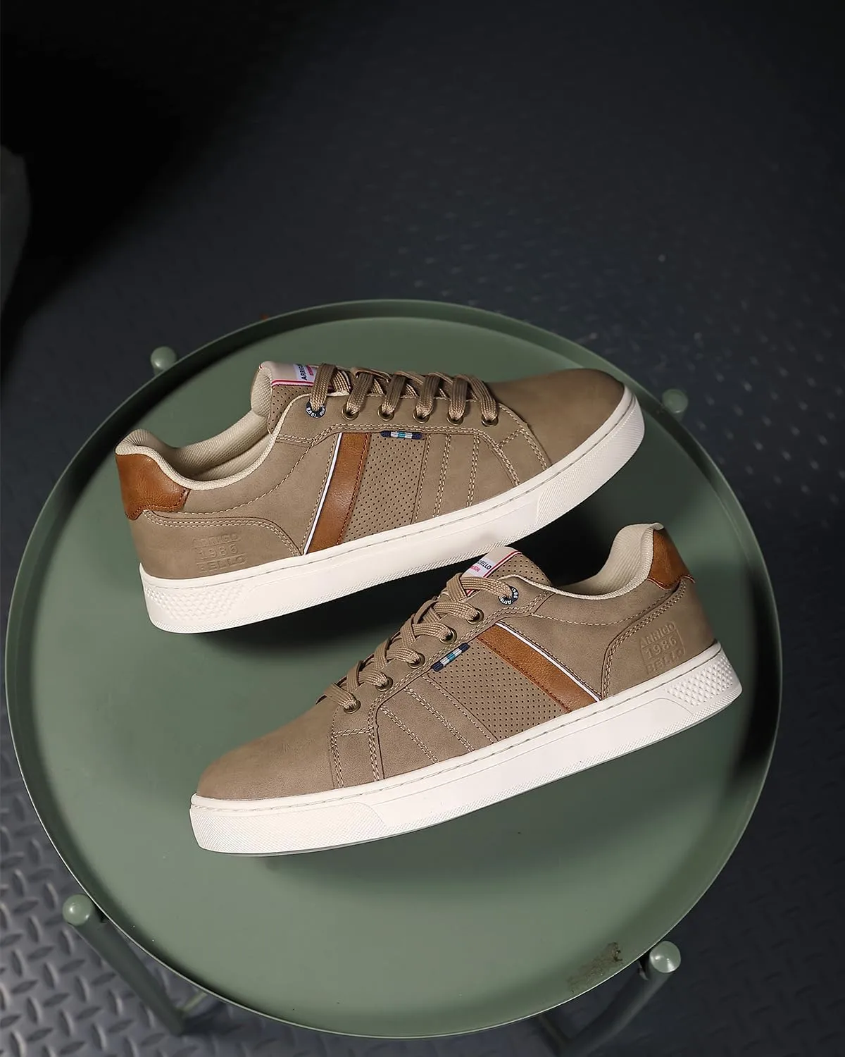 ASTERO Shoes for Men Casual Stylish Sneakers Dress Non-Slip Low Top Walking Shoes