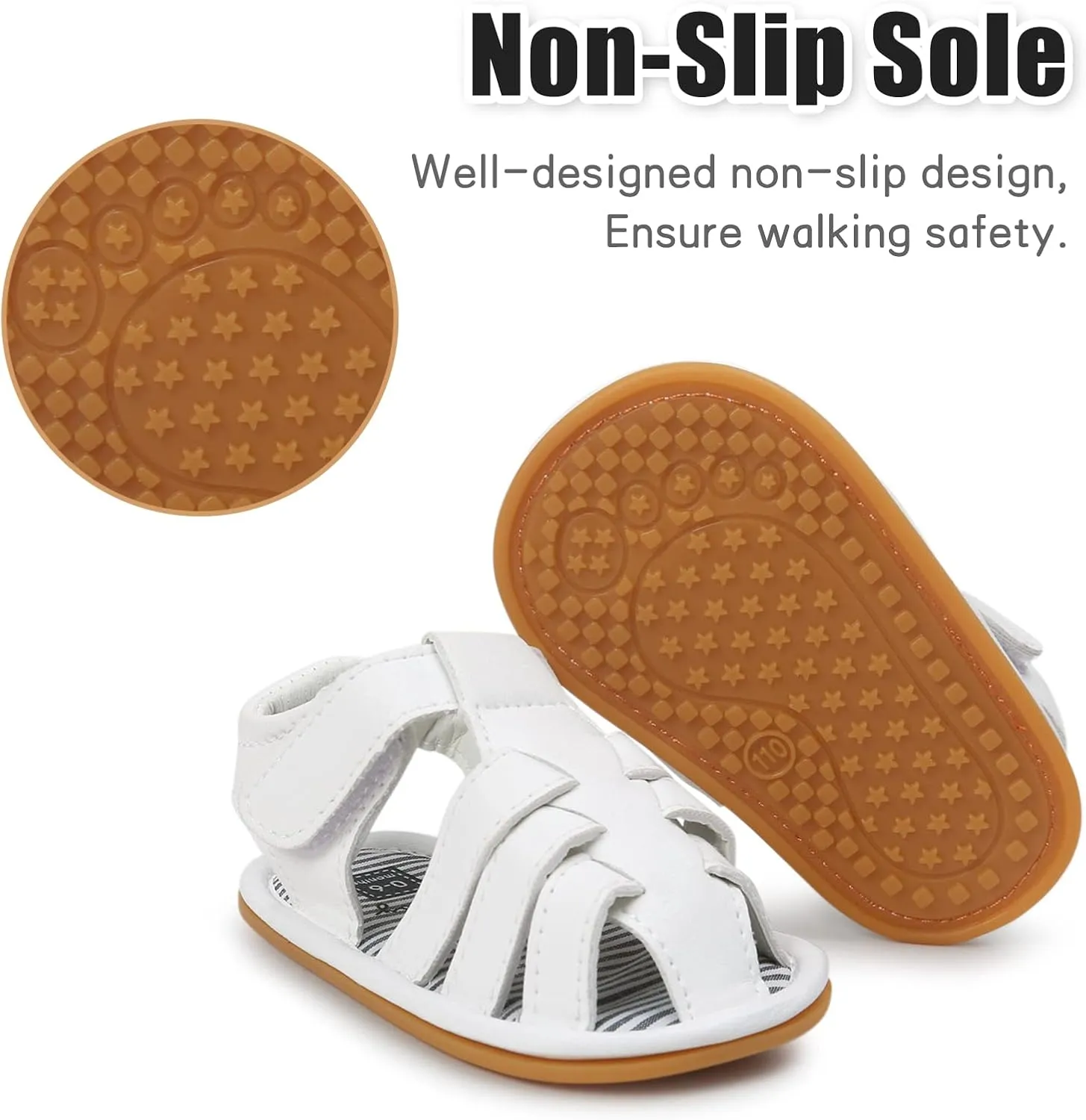 Baby Girl Boy Sandals, Premium Soft Anti-Slip Sole Infant Baby Sandals Summer Casual Beach Shoes Bowknot Princess Dress Flats Prewalker First Walker Shoes