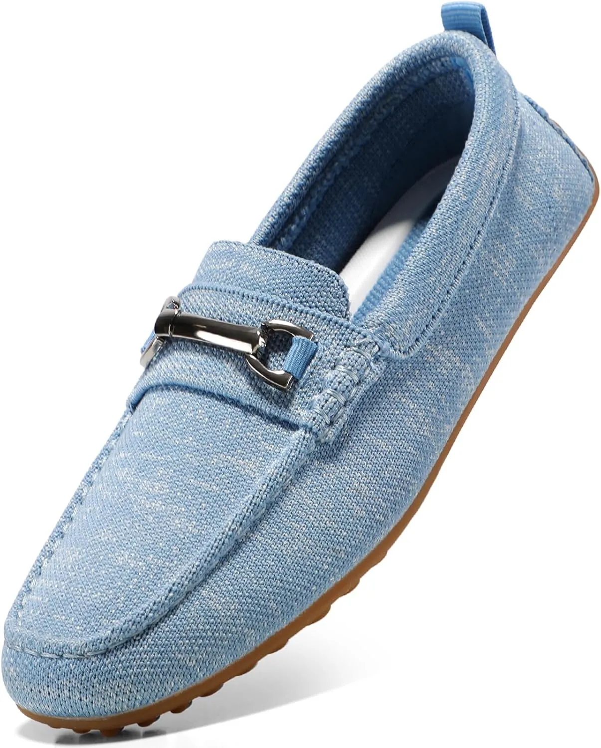 Bacia Knit Womens Loafers Comfortable Flat Dress Shoes for Office Work