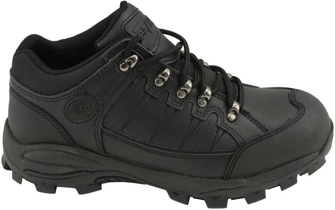 Bazalt MBM9127ST Men's Black Water and Frost Proof Leather Shoes with Composite-Toe - 11