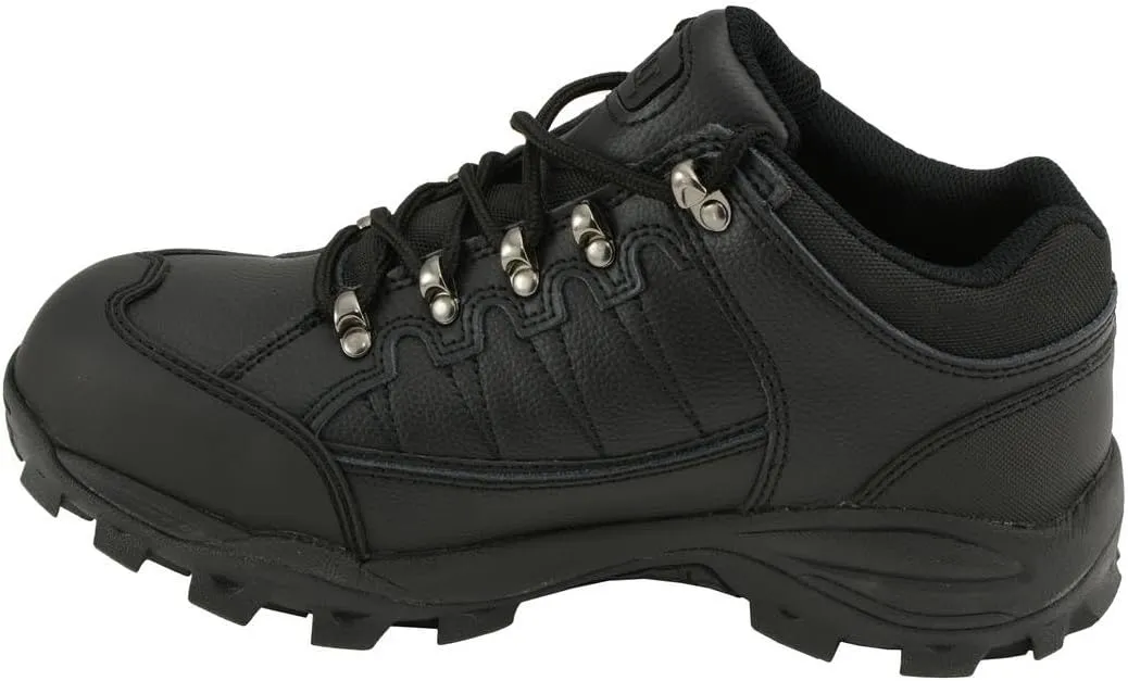 Bazalt MBM9127ST Men's Black Water and Frost Proof Leather Shoes with Composite-Toe - 11