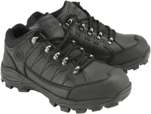 Bazalt MBM9127ST Men's Black Water and Frost Proof Leather Shoes with Composite-Toe - 11