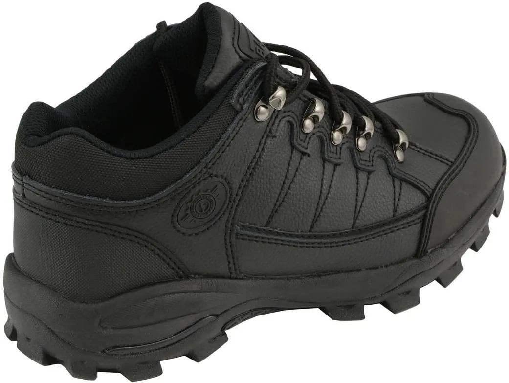 Bazalt MBM9127ST Men's Black Water and Frost Proof Leather Shoes with Composite-Toe - 11