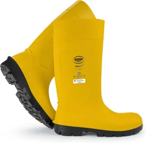 Bekina Steplite EasyGrip S4 Safety Toe Wellington Boots for Men and Women - Lightweight Waterproof SRC Certified Non Slip Steel Toe Boots for Men and Women