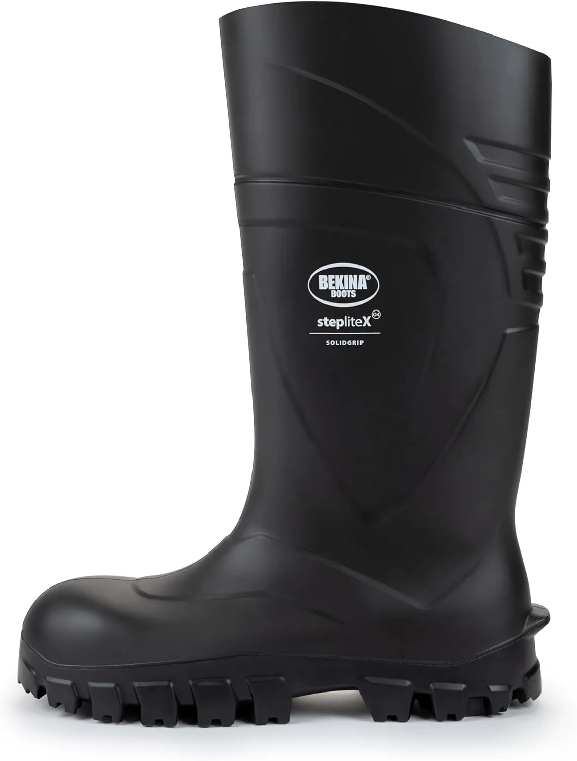 Bekina StepliteX Solidgrip O4 Waterproof Wellington Boots for Men and Women - Lightweight Non Slip Insulated Work Boots with SRC Certified Traction Outsoles