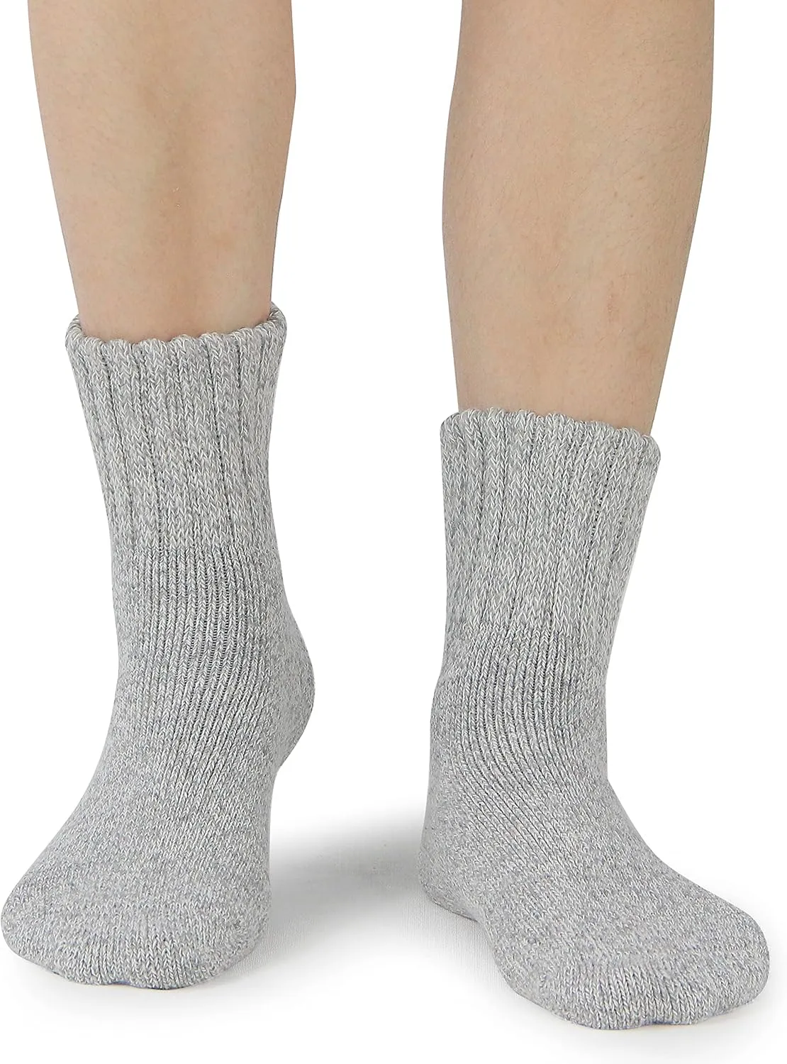 BenSorts Women's Winter Boots Socks Thick Warm Cozy Crew Socks Solid Color Gifts