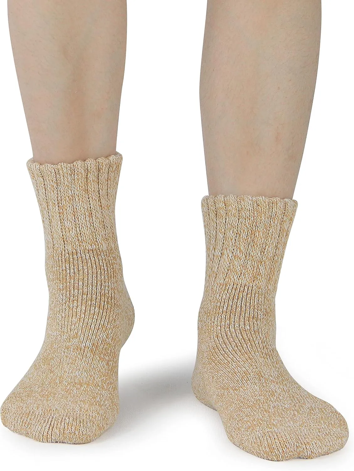 BenSorts Women's Winter Boots Socks Thick Warm Cozy Crew Socks Solid Color Gifts