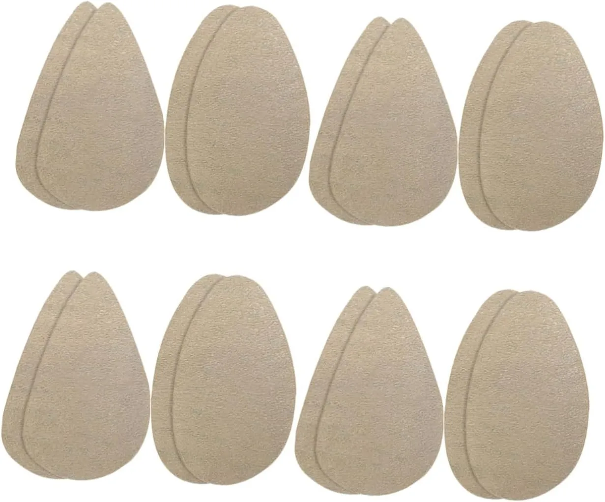 BESPORTBLE 4sets Non-Slip Shoe Stickers Self-Adhesive Heel Inserts for High Heels Anti-Slip Sole Protectors for Shoes 2pairs*4
