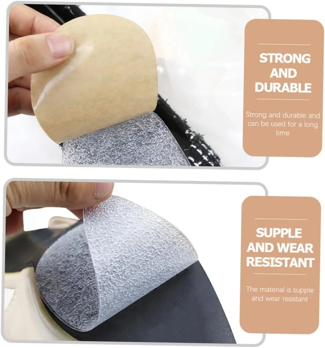 BESPORTBLE 4sets Non-Slip Shoe Stickers Self-Adhesive Heel Inserts for High Heels Anti-Slip Sole Protectors for Shoes 2pairs*4