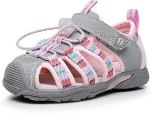 Blikcon Boys Girls Sandals Close Toe Outdoor Soft Sole Summer Sandals (Toddler/Little Kid)