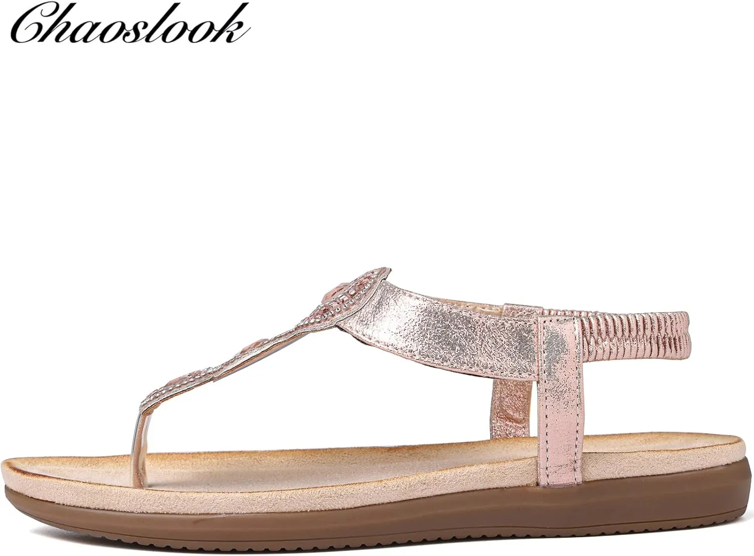 Bohemian Dress Sandals Womens Casual Flats Sandals Comfortable Ankle Strap Summer Boho Thong Sandals