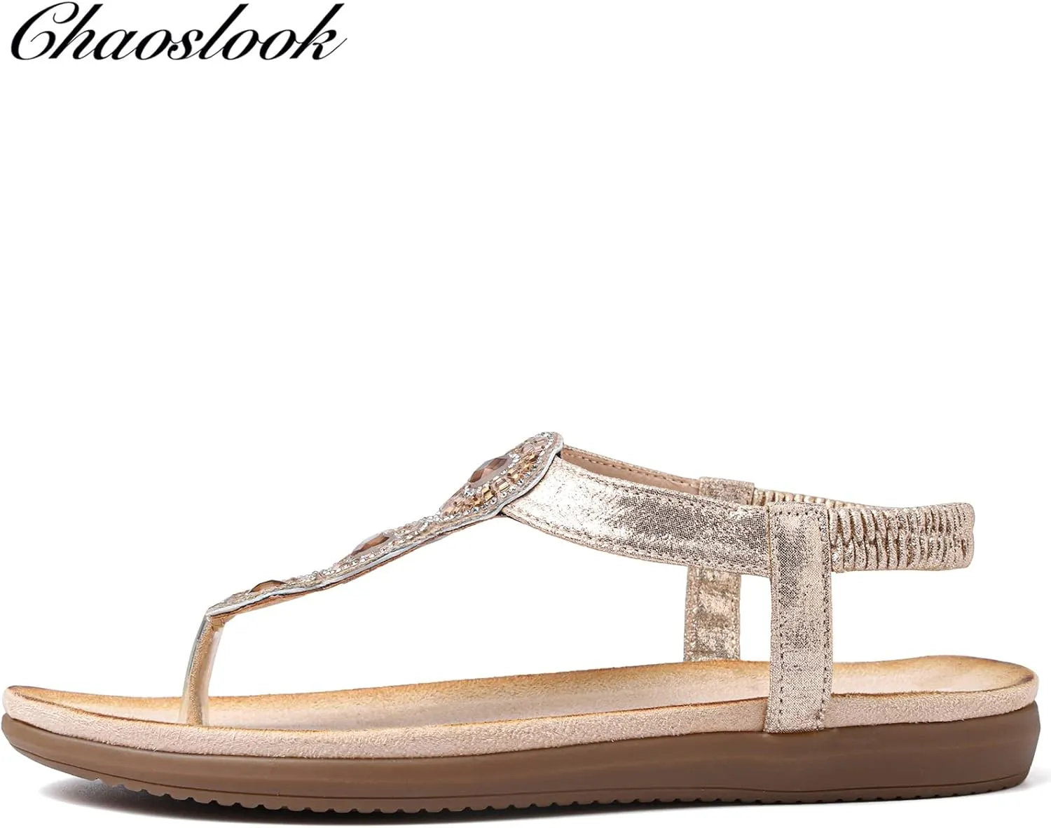 Bohemian Dress Sandals Womens Casual Flats Sandals Comfortable Ankle Strap Summer Boho Thong Sandals