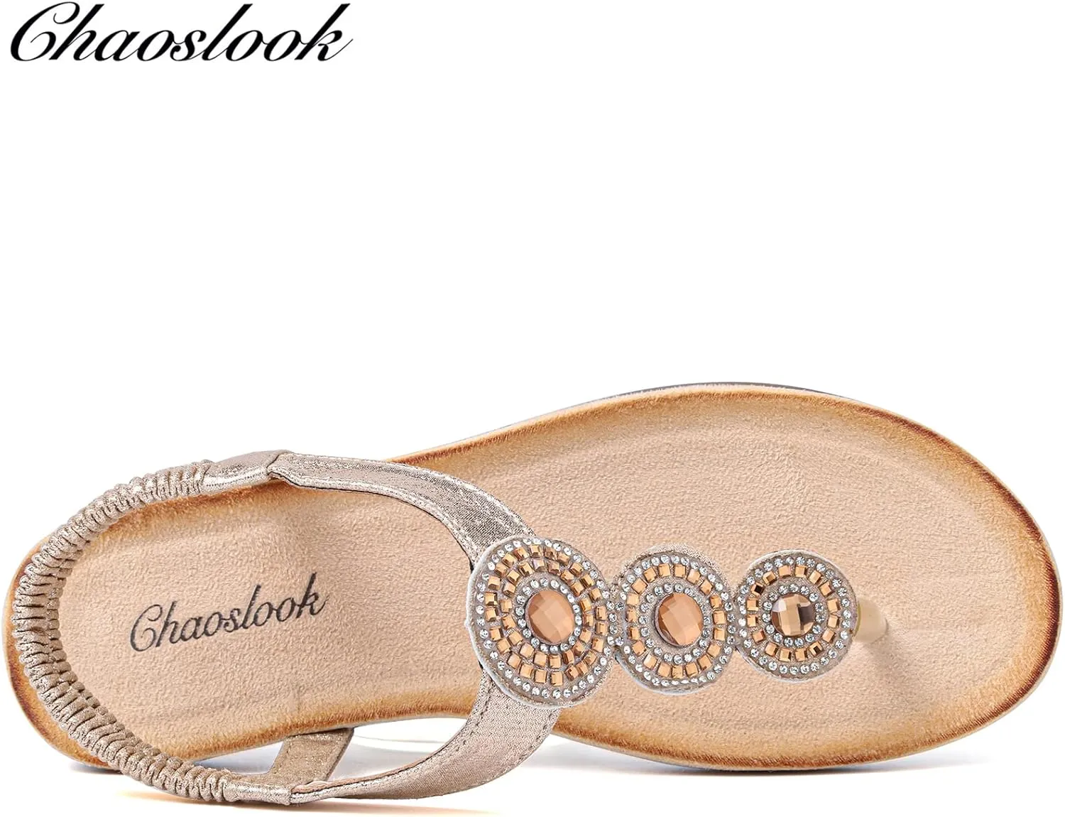 Bohemian Dress Sandals Womens Casual Flats Sandals Comfortable Ankle Strap Summer Boho Thong Sandals