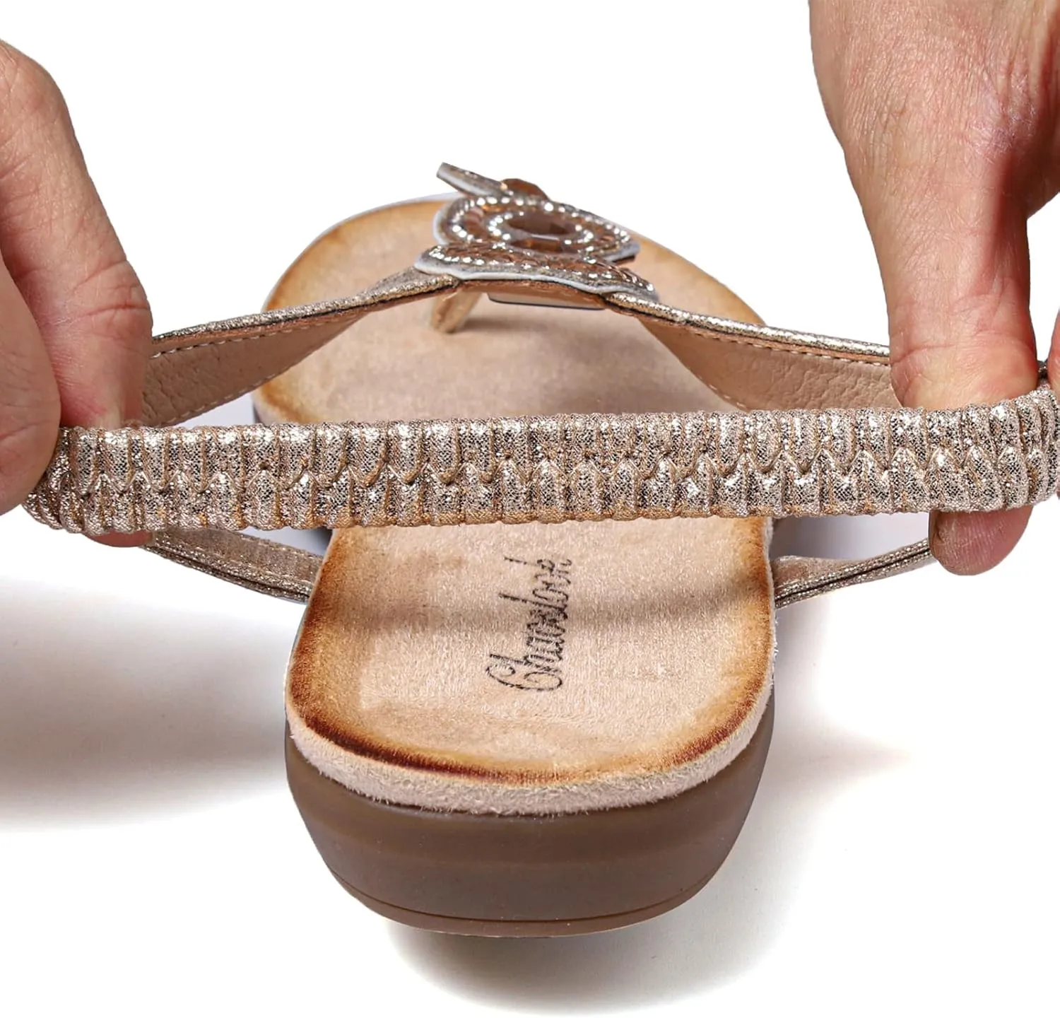 Bohemian Dress Sandals Womens Casual Flats Sandals Comfortable Ankle Strap Summer Boho Thong Sandals