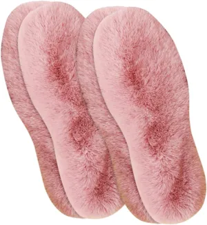 Boot Slippers Warm Insoles Removable Fleece Shoe Liners for Winter Shoes