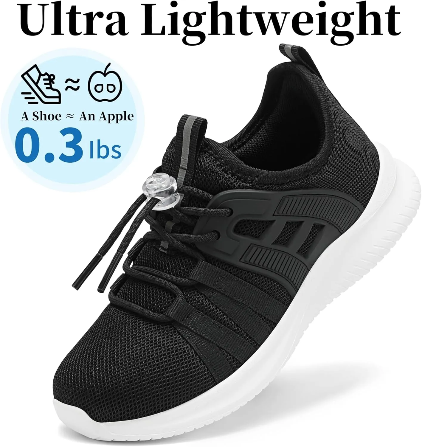 Boys Girls Sneakers Lightweight Kids Tennis Shoes Breathable Running Shoes Comfortable Toddler/Little Kid/Big Kid