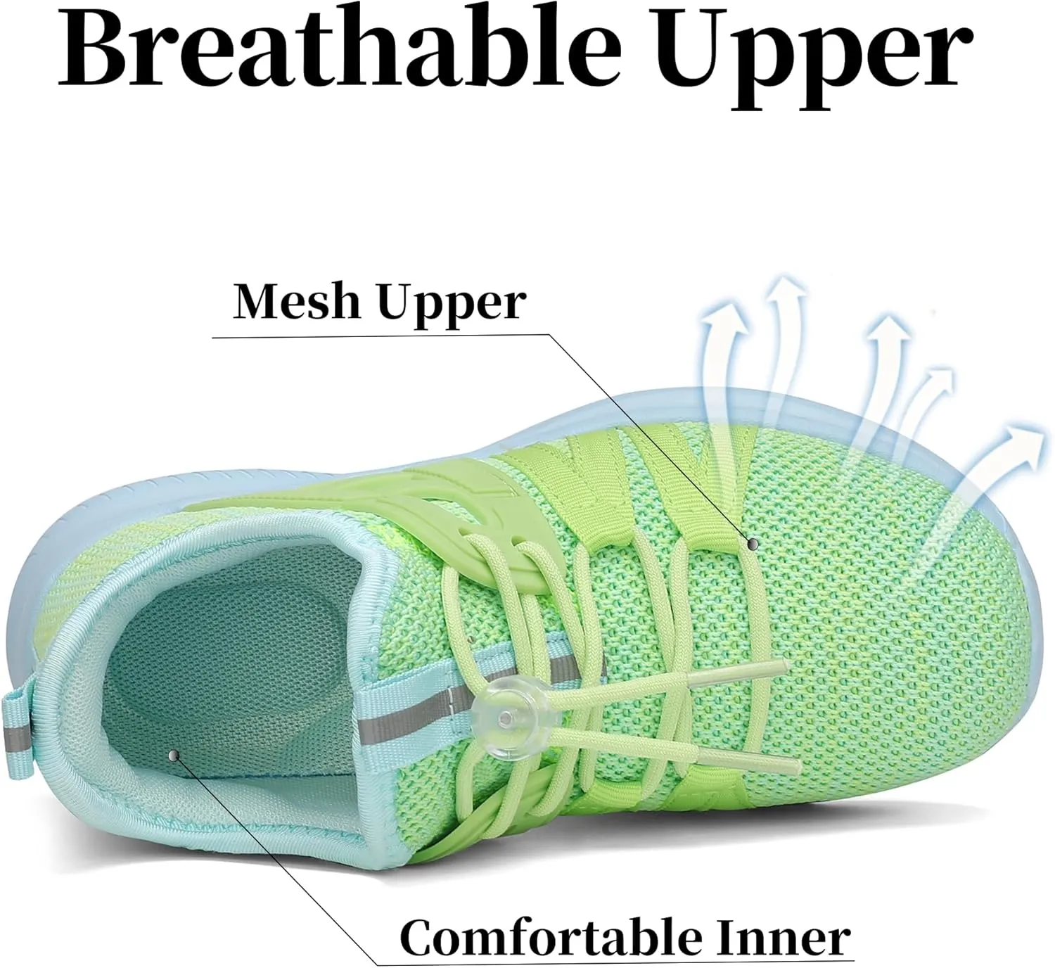 Boys Girls Sneakers Lightweight Kids Tennis Shoes Breathable Running Shoes Comfortable Toddler/Little Kid/Big Kid