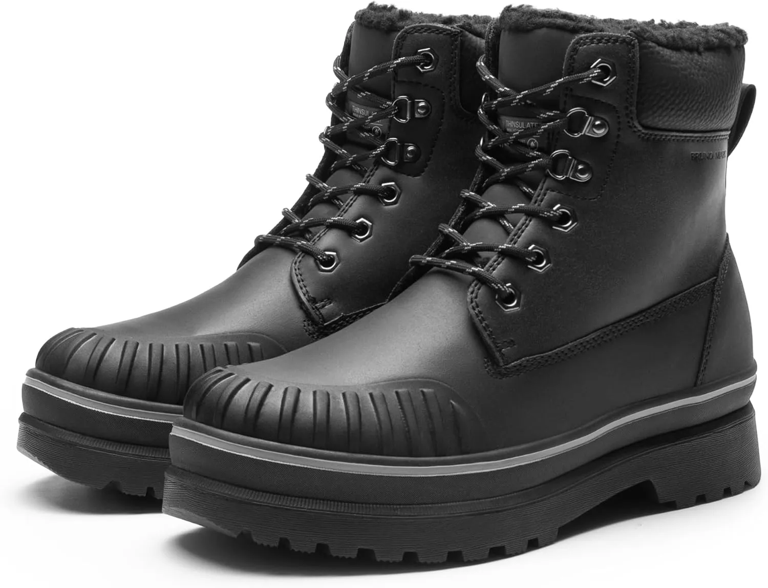 Bruno Marc Men's Snow Winter Insulated Waterproof Outdoor Boots