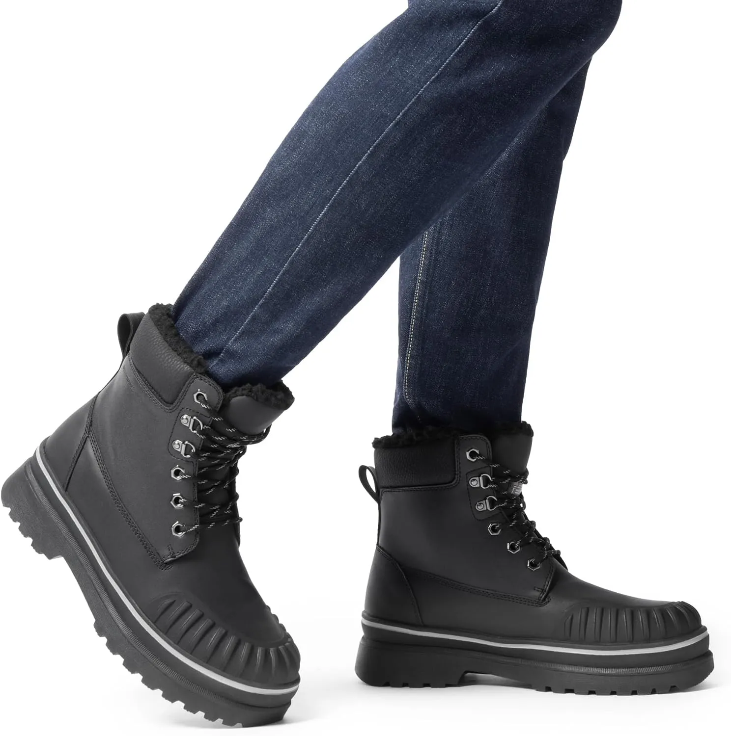 Bruno Marc Men's Snow Winter Insulated Waterproof Outdoor Boots