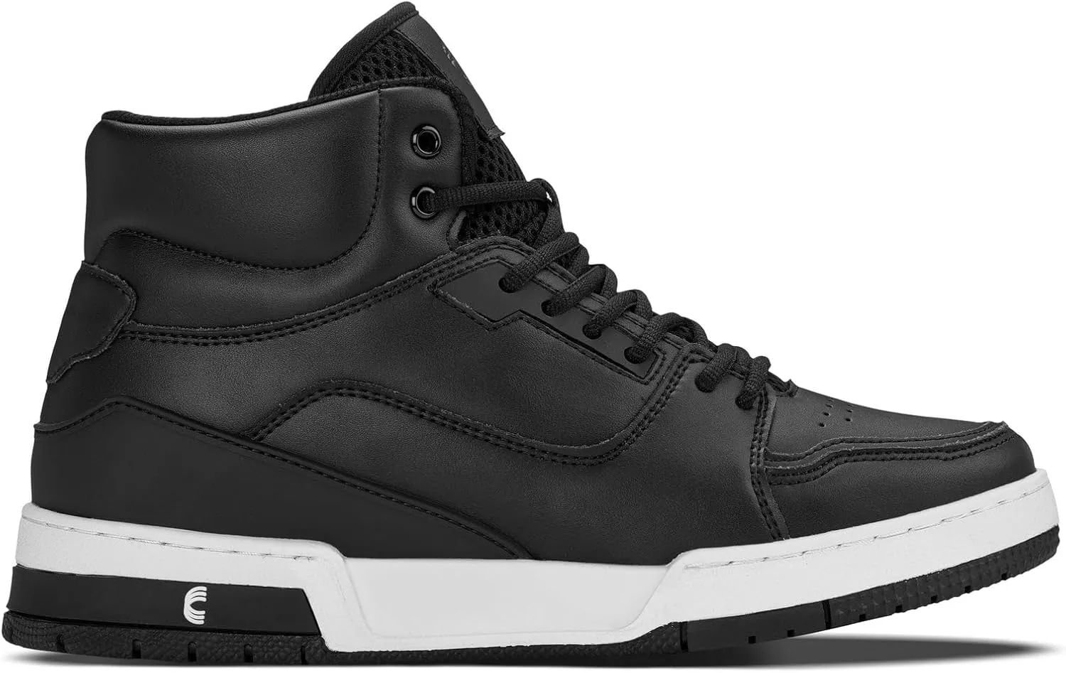 CALTO Men's Invisible Height Increasing Elevator Shoes - Lace-up Sporty High Top Sneakers - 3 Inches Taller