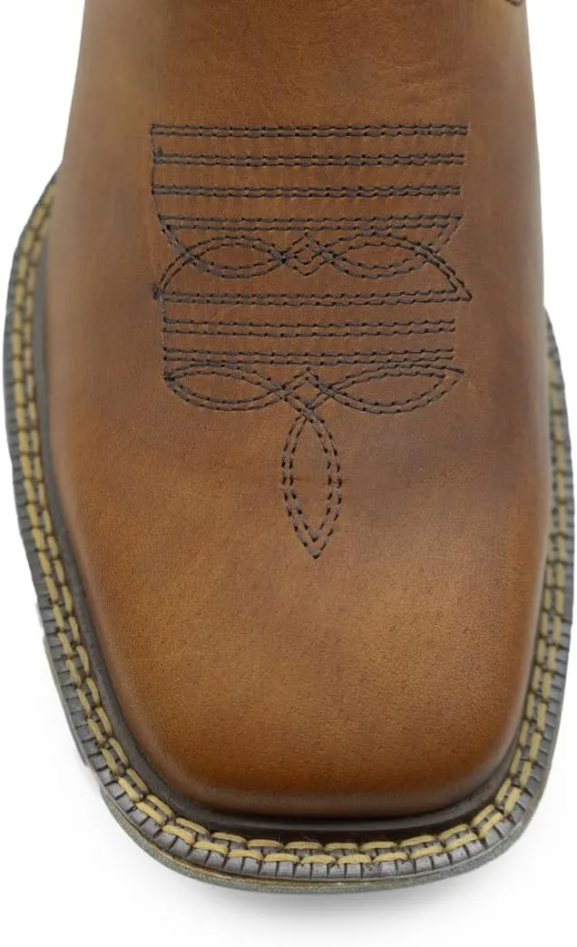CEBU | BC Thunder | Boots For Men | Handcrafted | Made of 100% Premium Leather | For Heavy-duty Tasks | Caramel Color